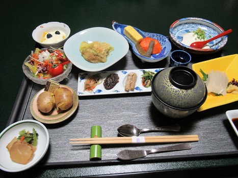 お気に入りの旅館の朝食